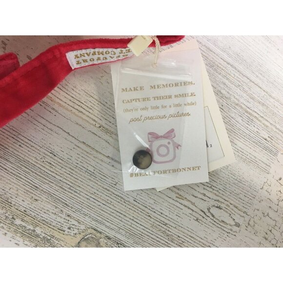 The Beaufort Bonnet Company Barringer Bonnet Red Velveteen Baby Boys M 9 to 24 M - Picture 8 of 10